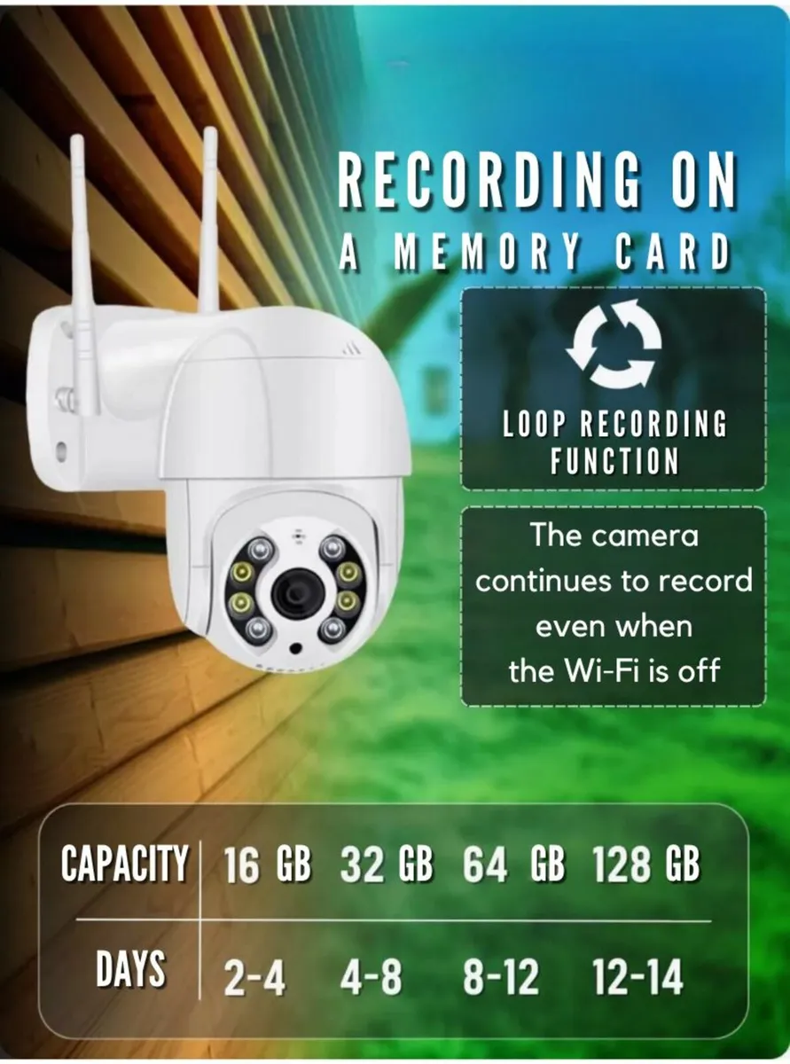 8MP WiFi Home Camera CCTV Smart Calving Security - Image 2