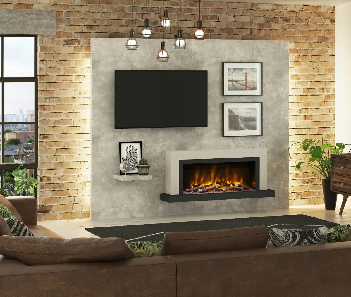 VARDO PRYZM Electric Fireplace Suite - Image 2