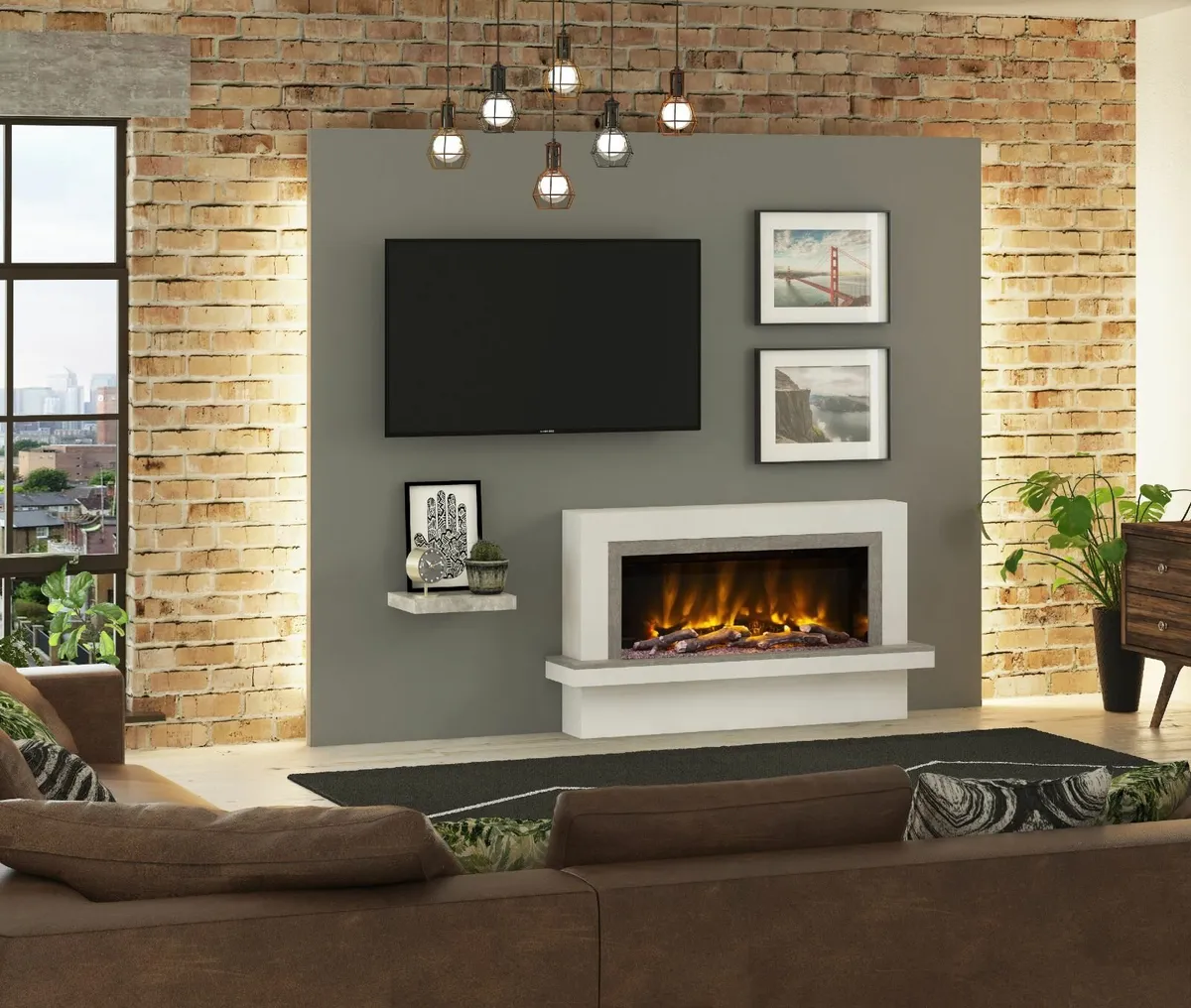 VARDO PRYZM Electric Fireplace Suite - Image 3