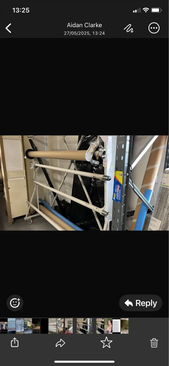 Carpet and vinyl roll stands - Image 3