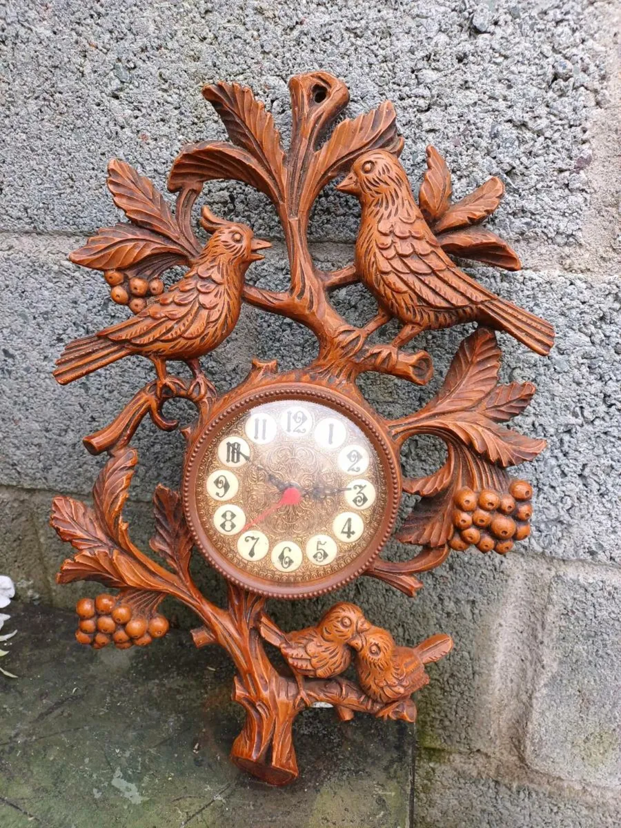 Vintage Italian Made Wall Clock - Image 1