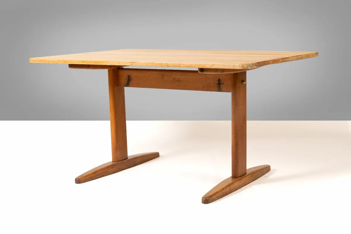Borge Mogensen Mid Century Danish Oak Dining Table - Image 3