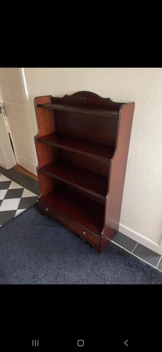 Mahogany book case Rossmore