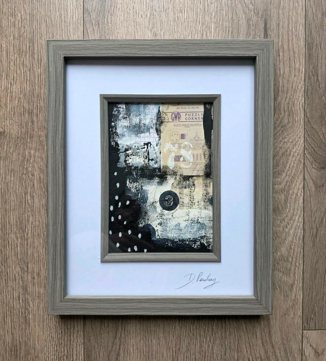 Numbered Echoes I & II, Original abstract painting - Image 2