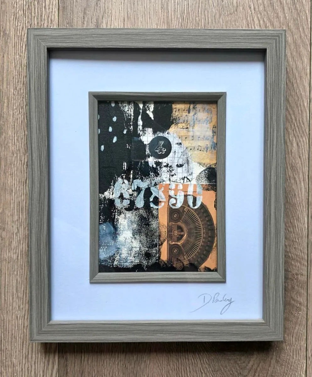 Numbered Echoes I & II, Original abstract painting - Image 4