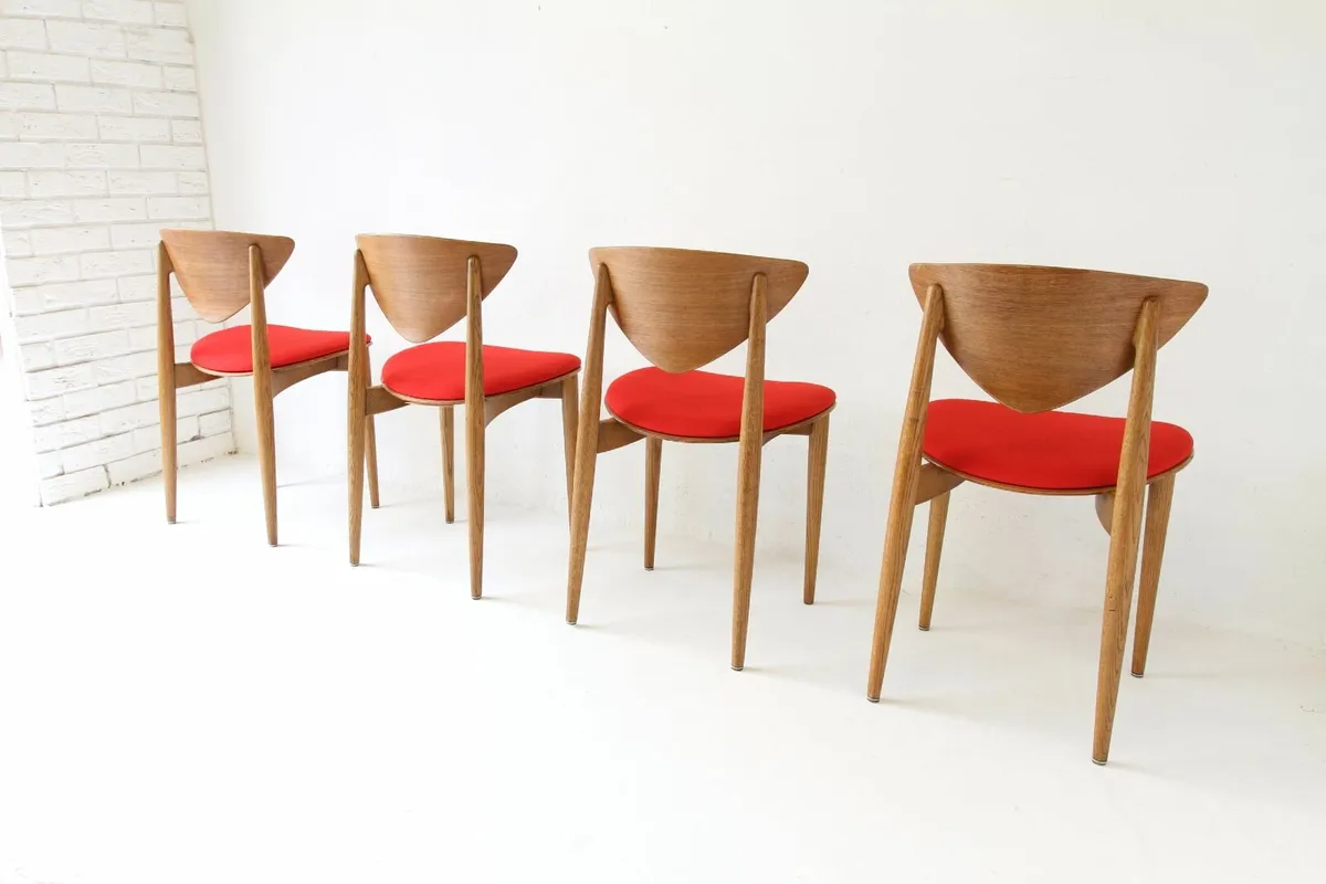 Mid Century Danish dining chairs - Image 4