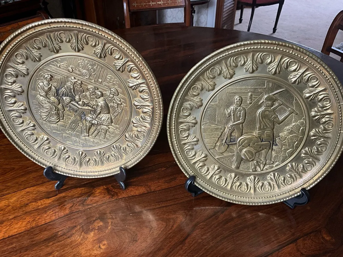 Brass Wall Plaques - Image 1