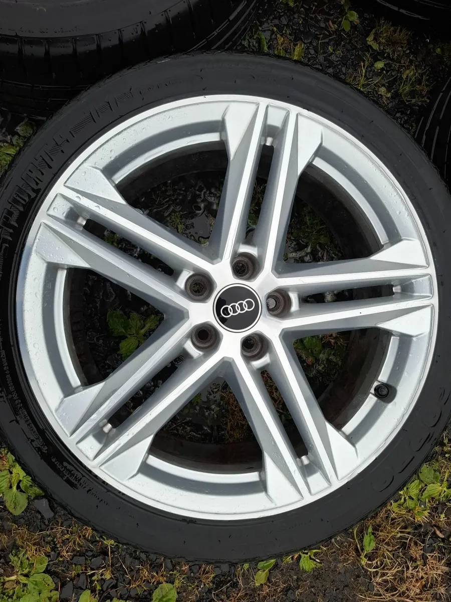 19" Genuine Audi S Line Alloys with tyres - Image 1