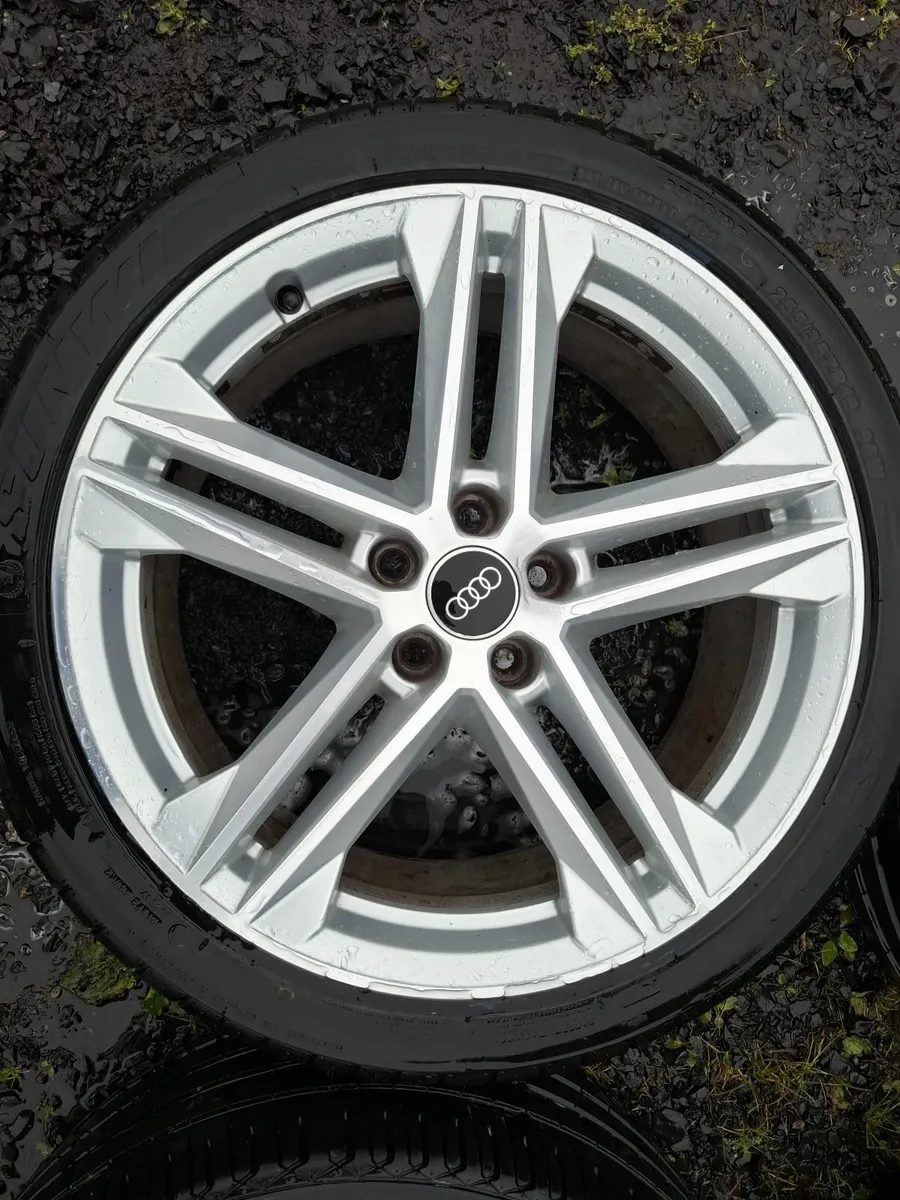 19" Genuine Audi S Line Alloys with tyres - Image 2