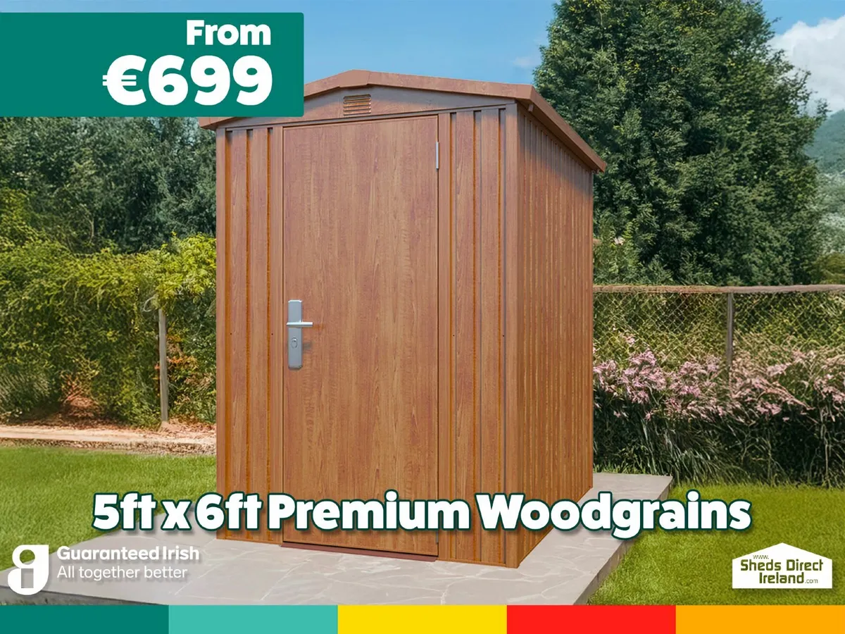 The New Premium Woodgrain Sheds! - Image 2
