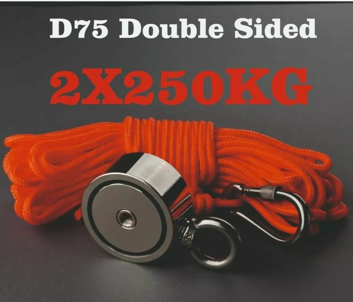 Monster Strong Magnet Fishing Kit Double Sided - Image 1