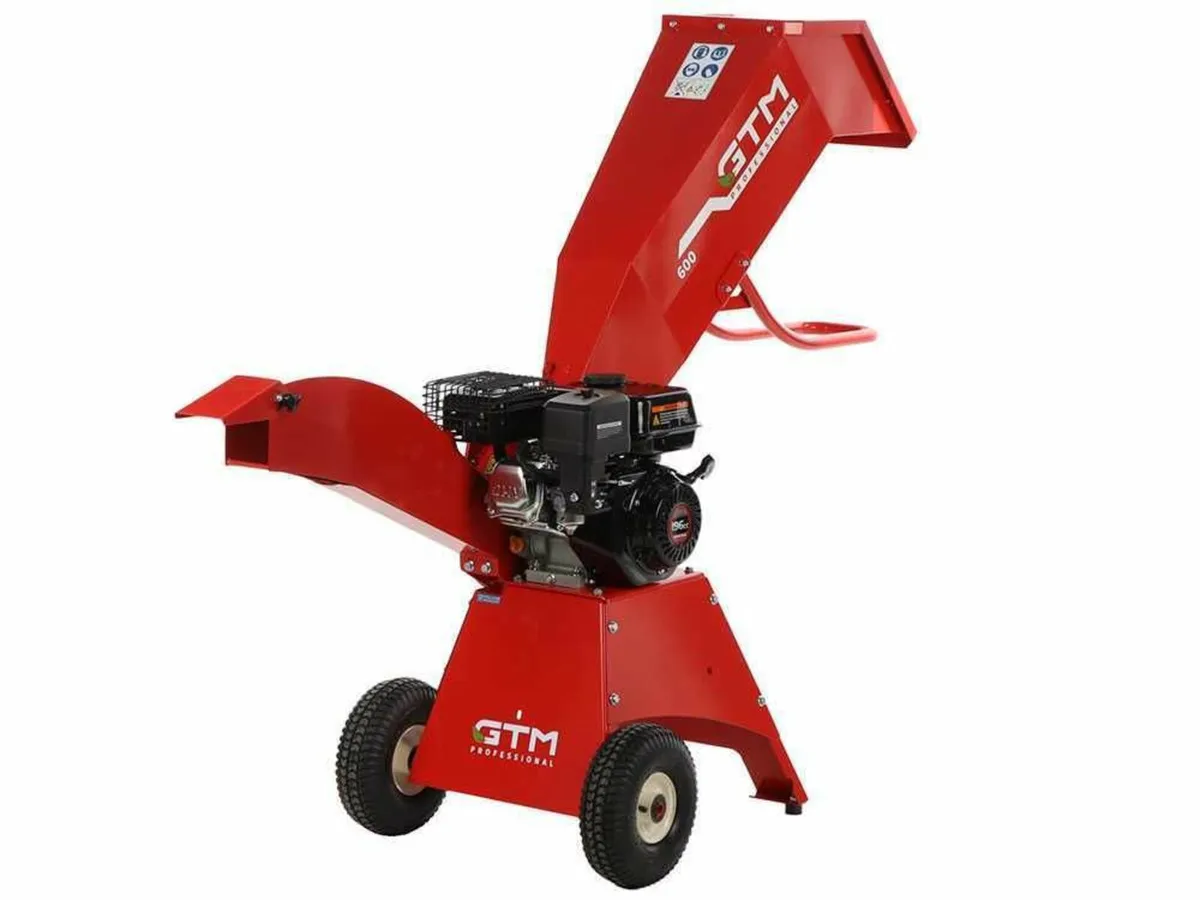 GTM Professional GTS600G Petrol Wood Chipper - Image 4