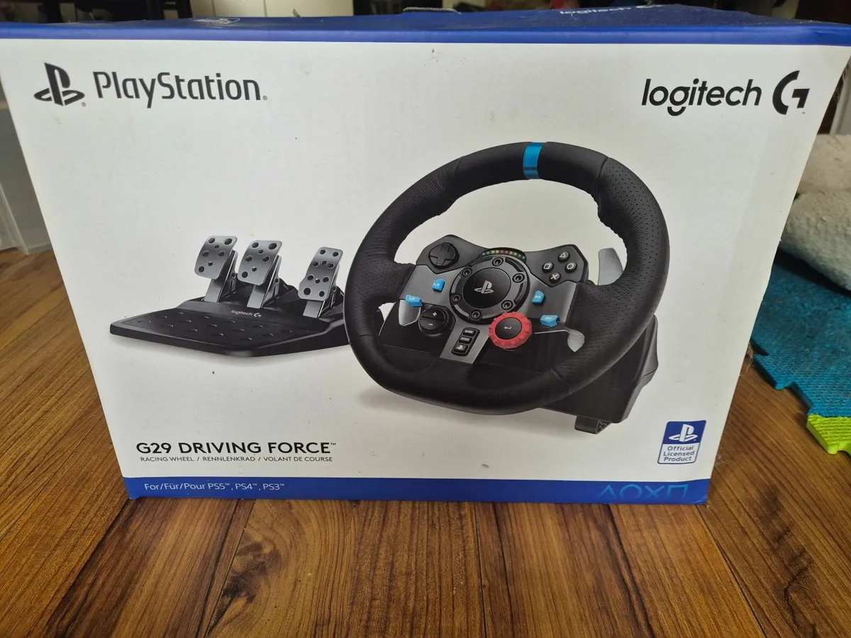 Logitech G29 steering wheel, stand-Like new- - Image 1
