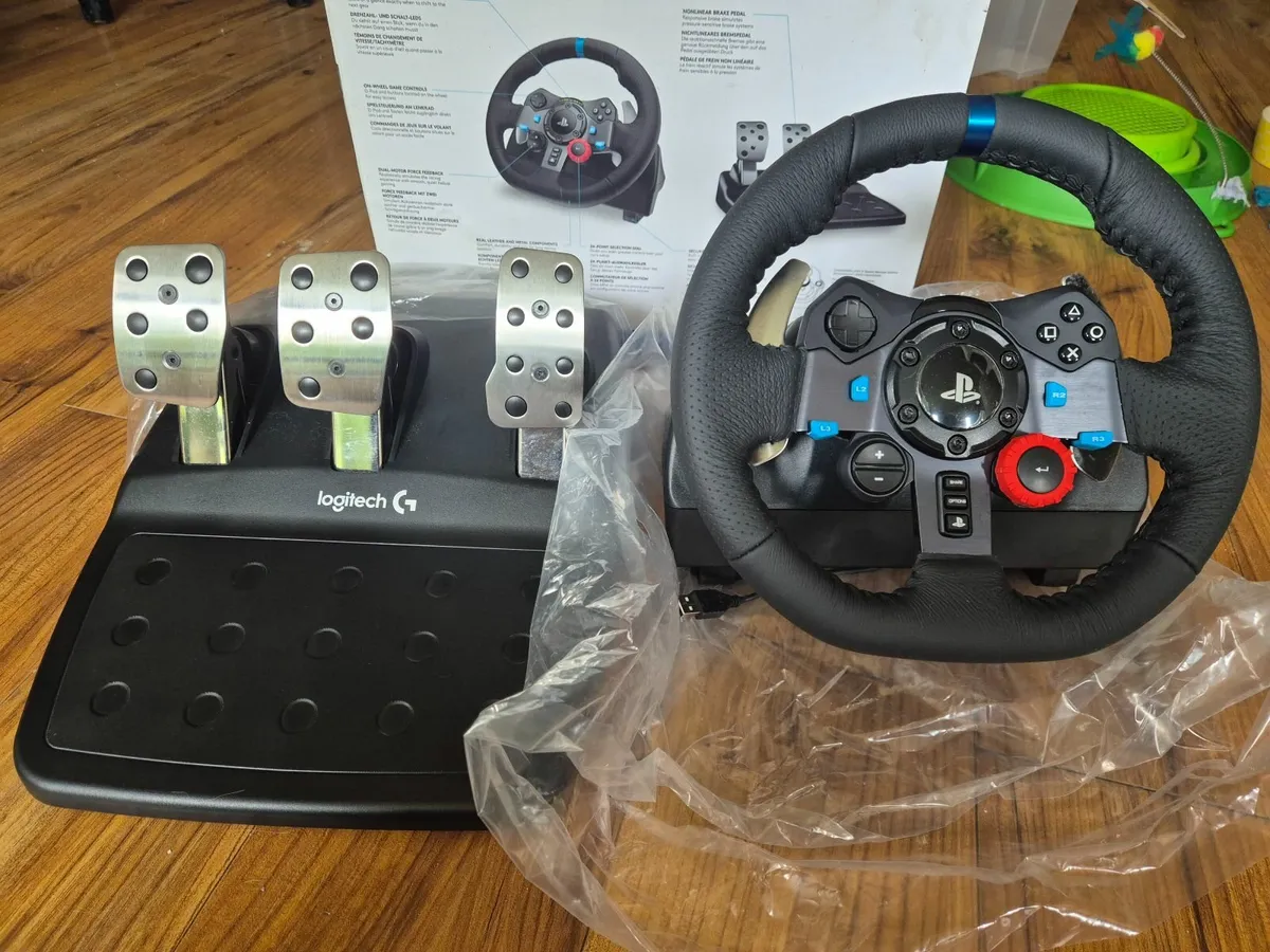 Logitech G29 steering wheel, stand-Like new- - Image 2