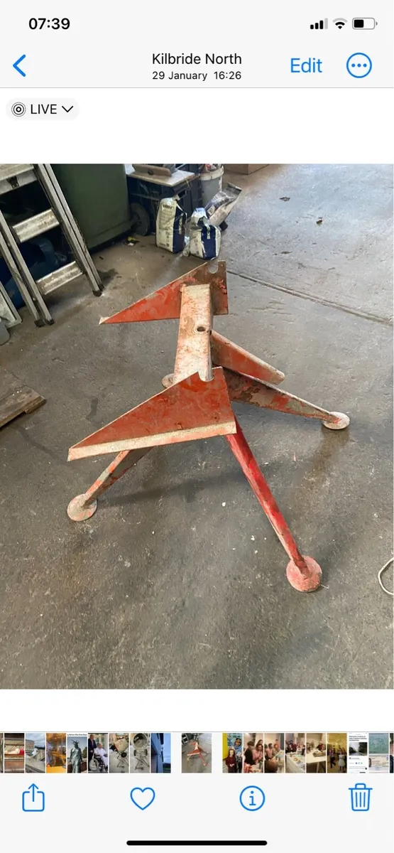 Belle cement mixer stand