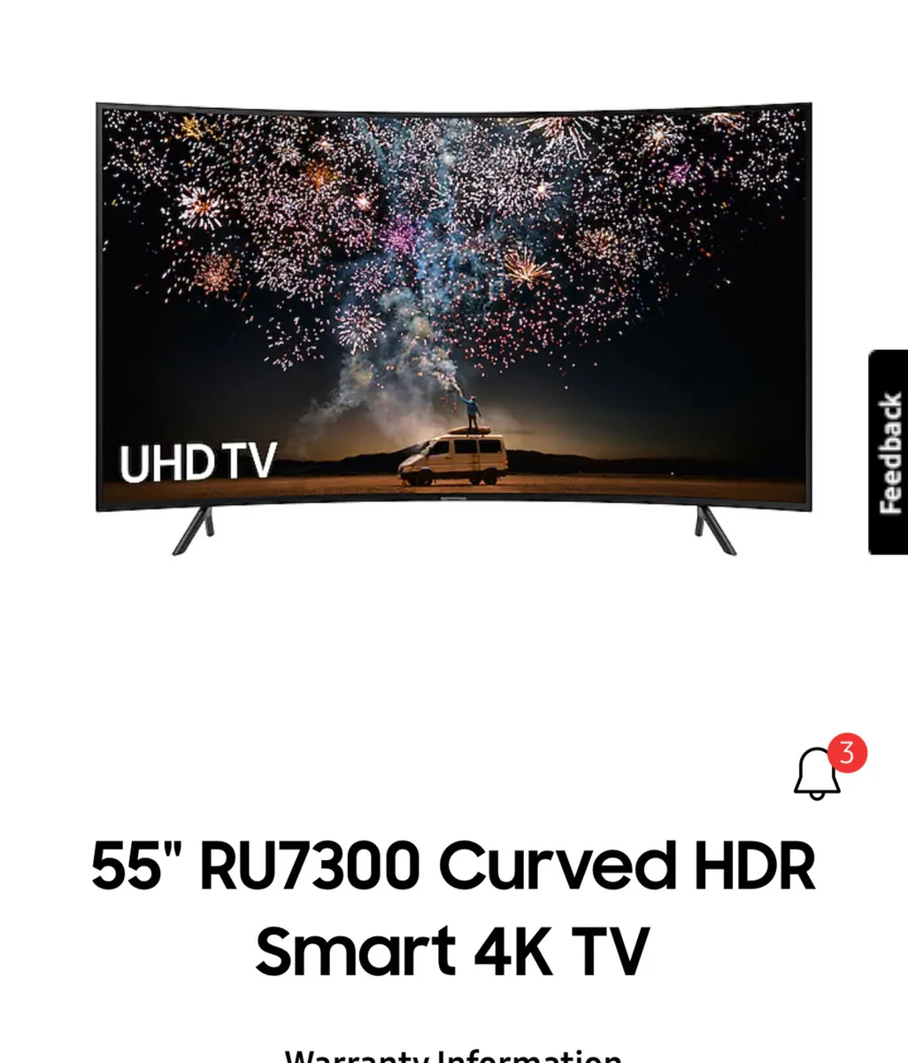 Samsung Smart Tv 55” - Image 1