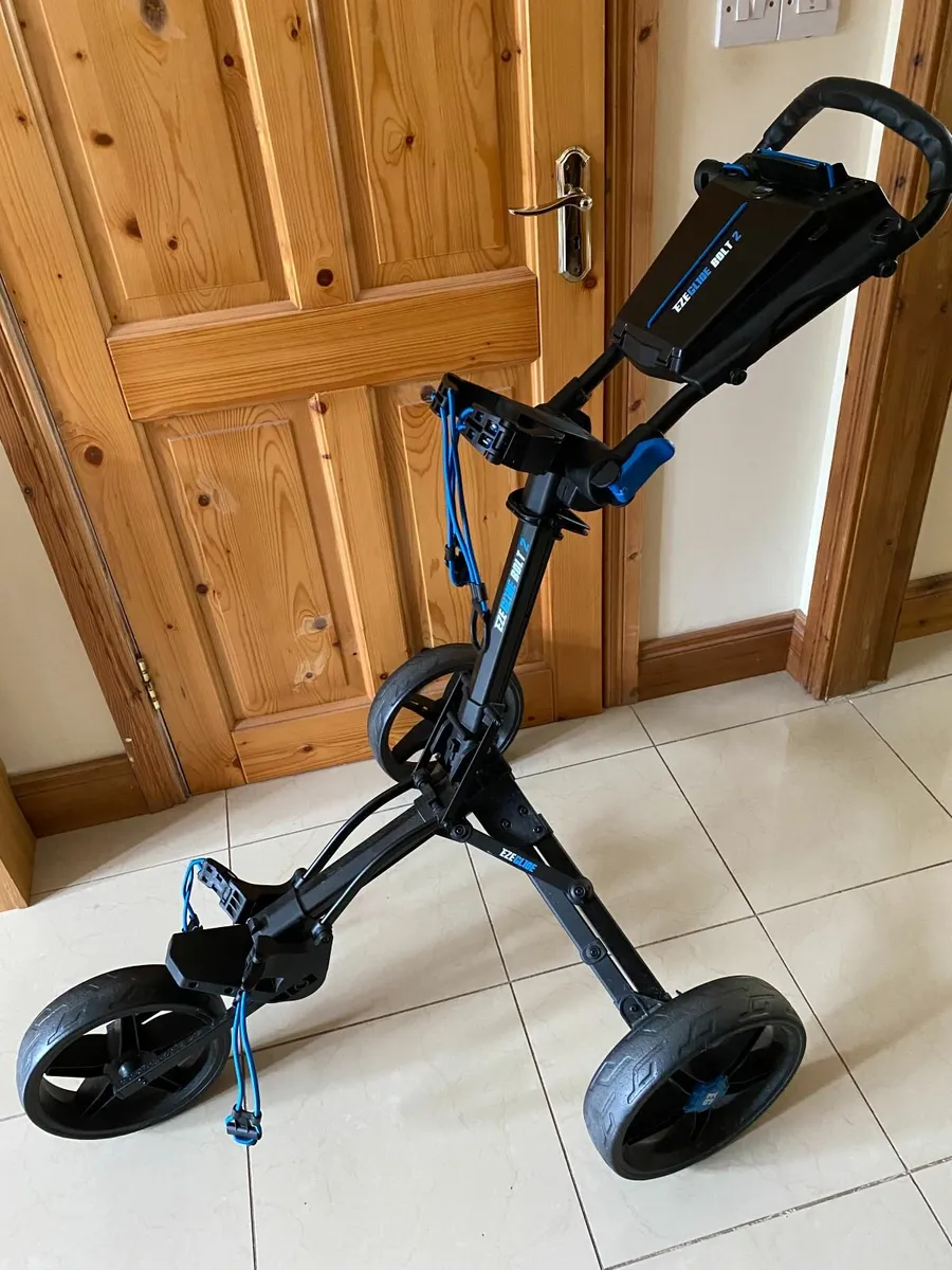 Eze Glide Bolt 2 Golf Trolley AS NEW RRP €240 - Image 1