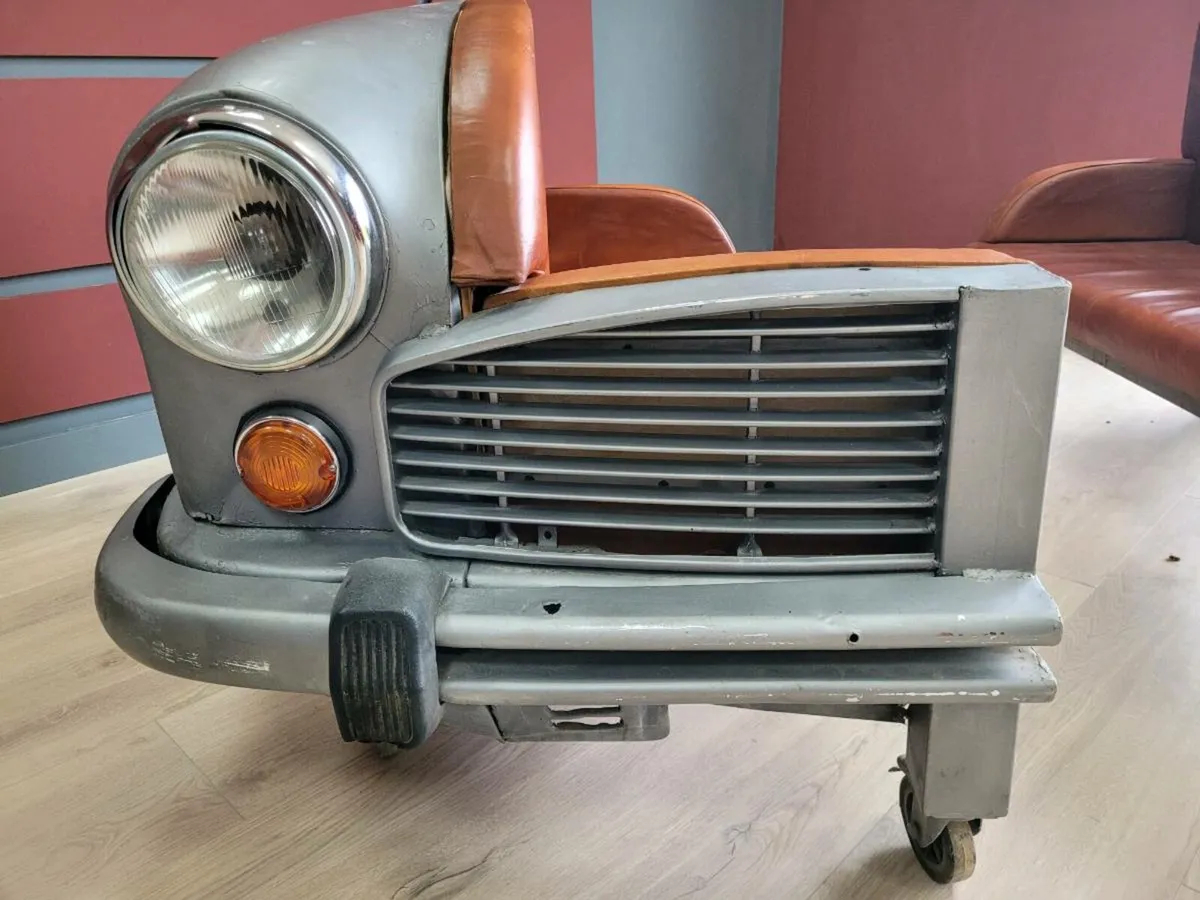 Unique Vintage Car Front Armchairs – Set of 2 - Image 3