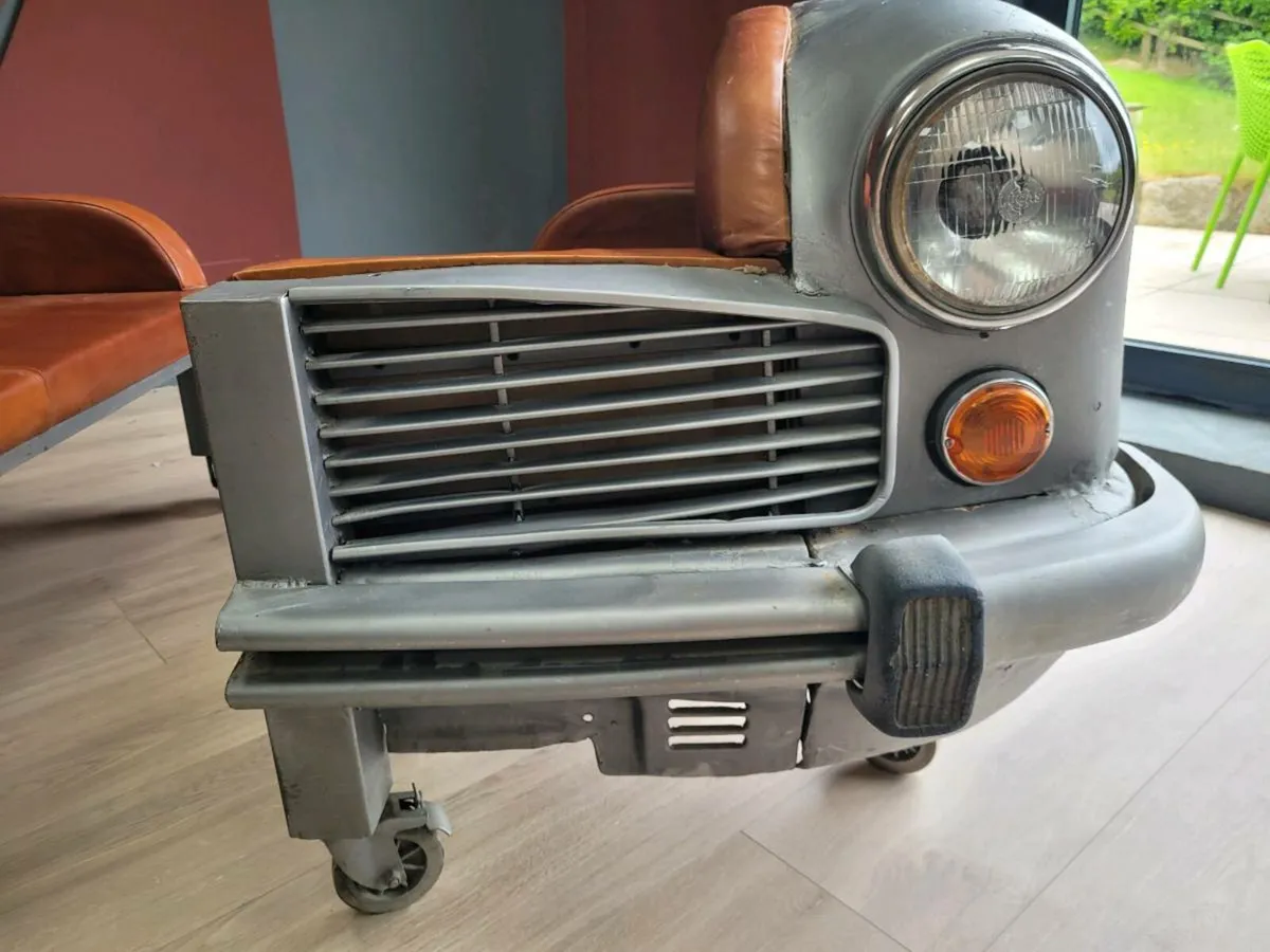 Unique Vintage Car Front Armchairs – Set of 2 - Image 4