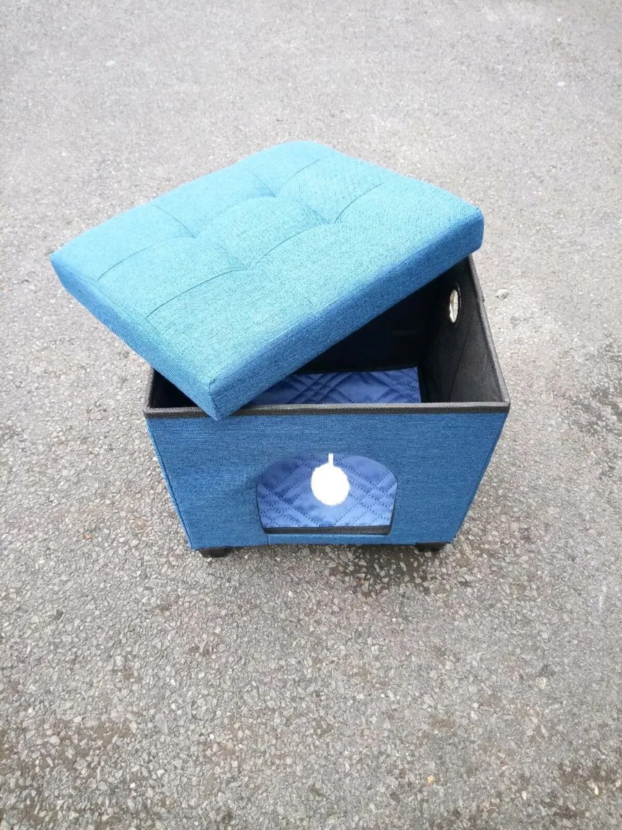 Ottoman Footstool/ Cat Bed - Image 4