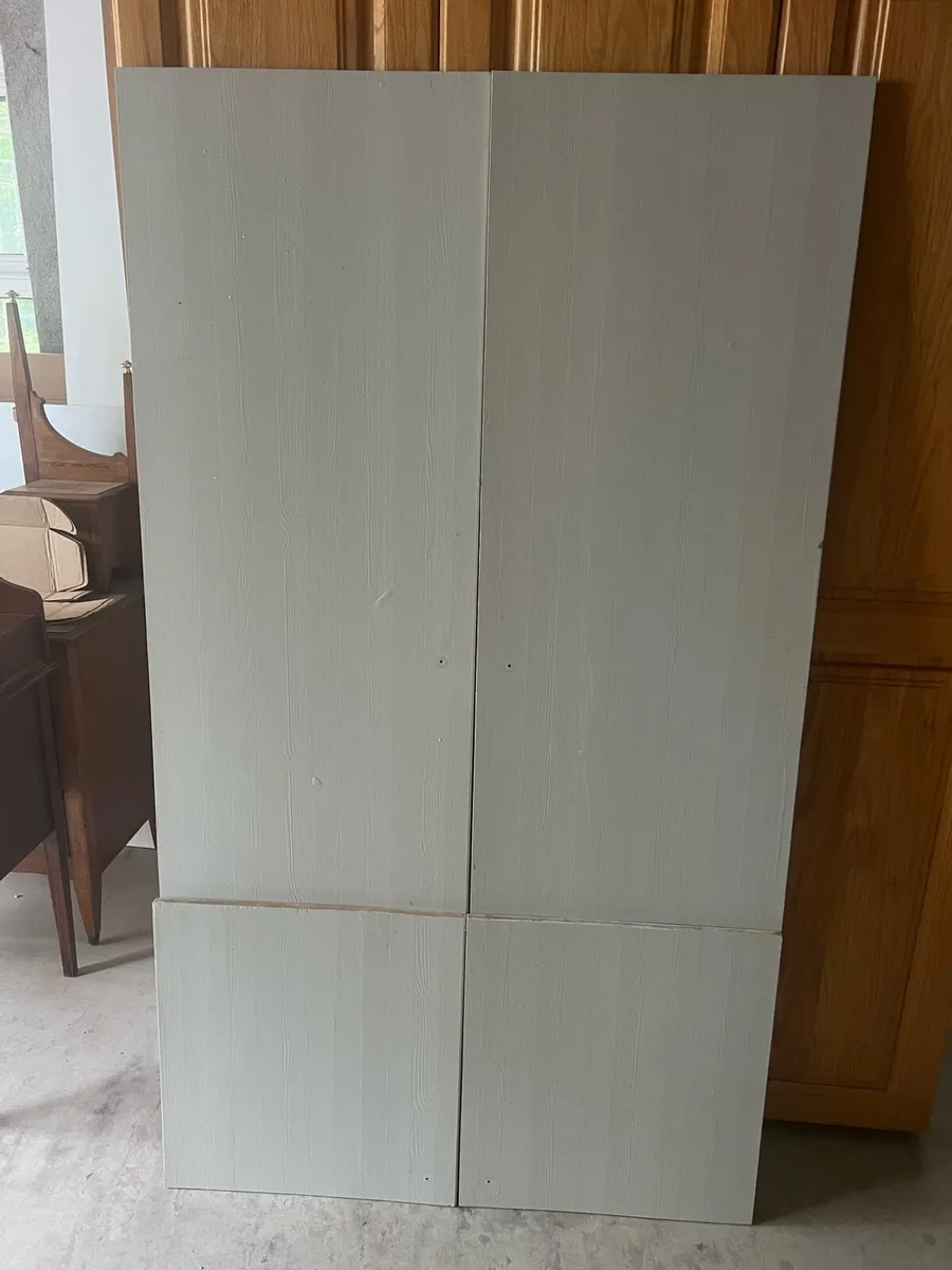 Painted pine wardrobe doors - Image 4
