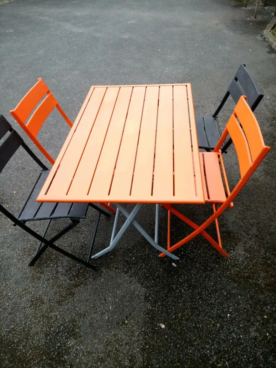 Outdoor Table and Chairs - Image 1