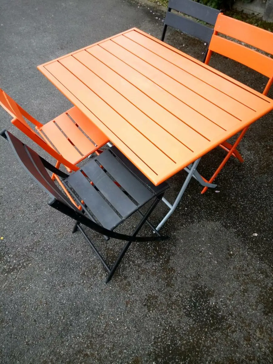 Outdoor Table and Chairs - Image 2