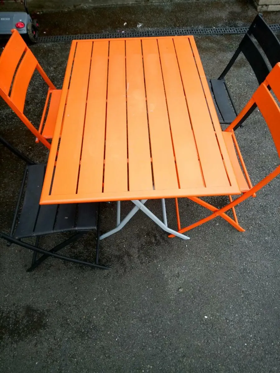 Outdoor Table and Chairs - Image 3