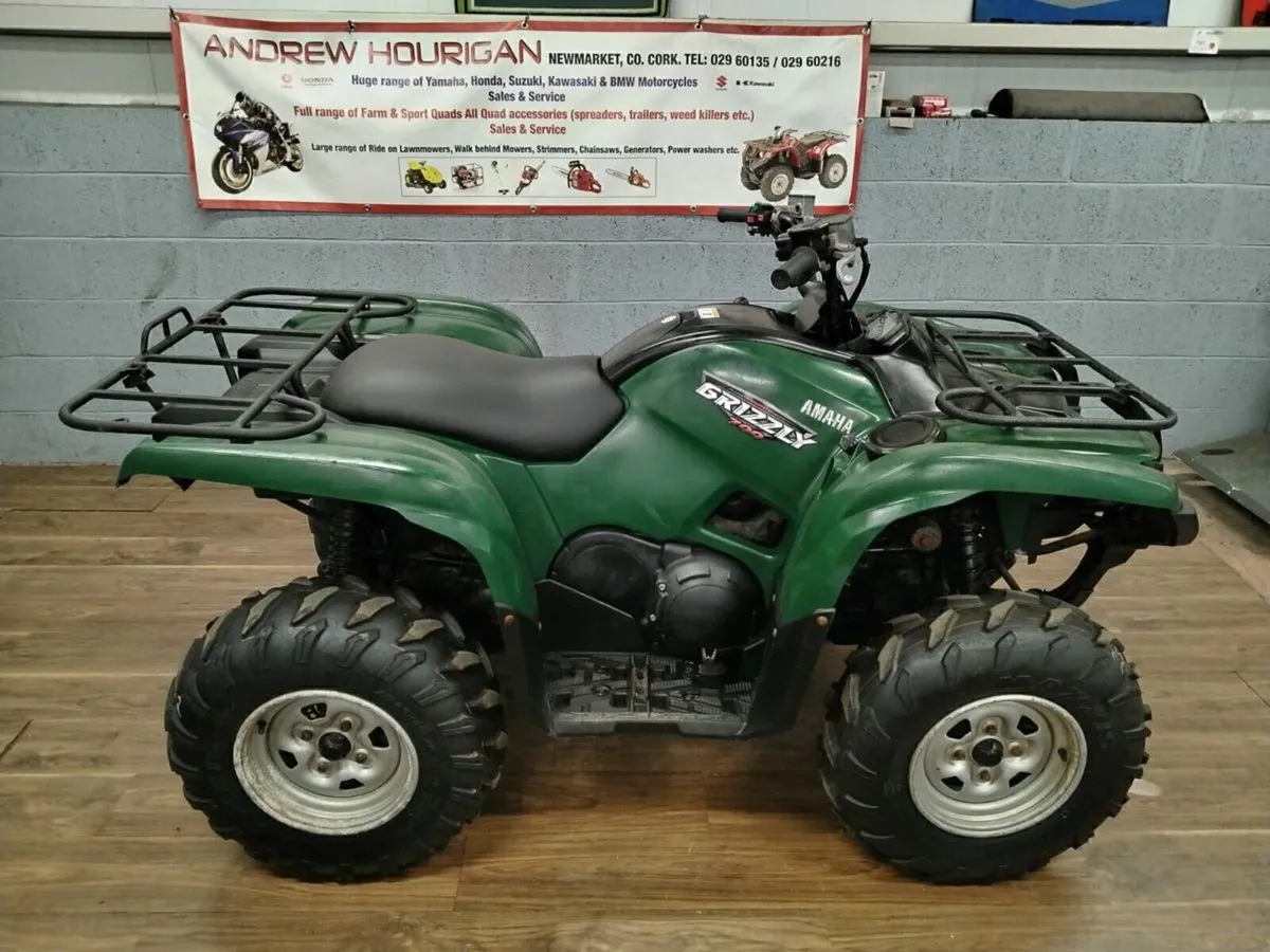 Yamaha YFM700 Grizzly Quad - Image 1