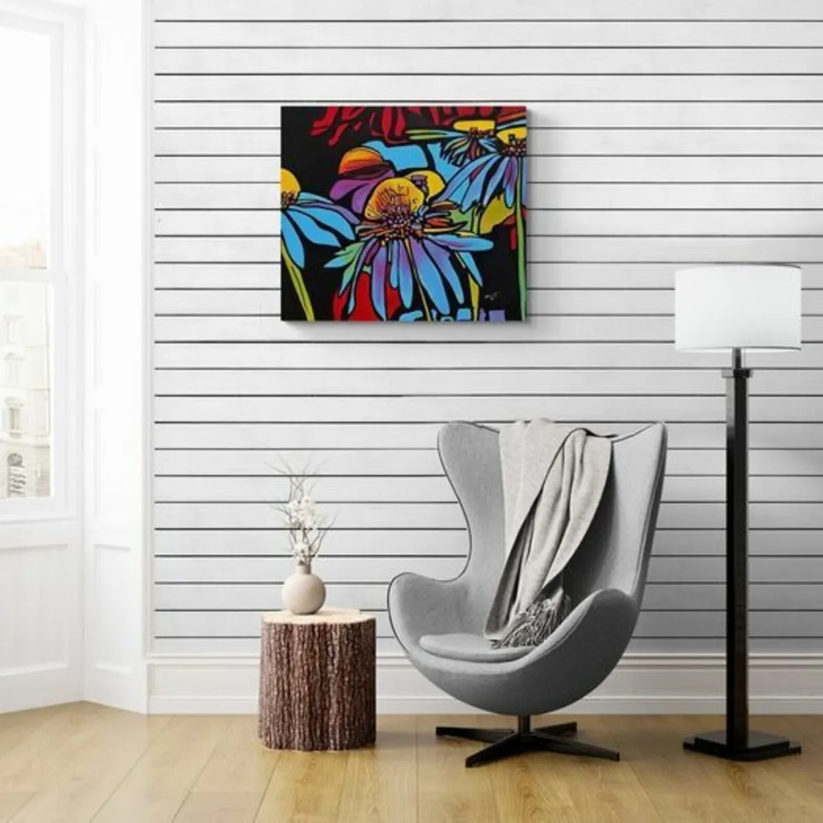 Hand paint picture, acrylic painting by Strzala - Image 2