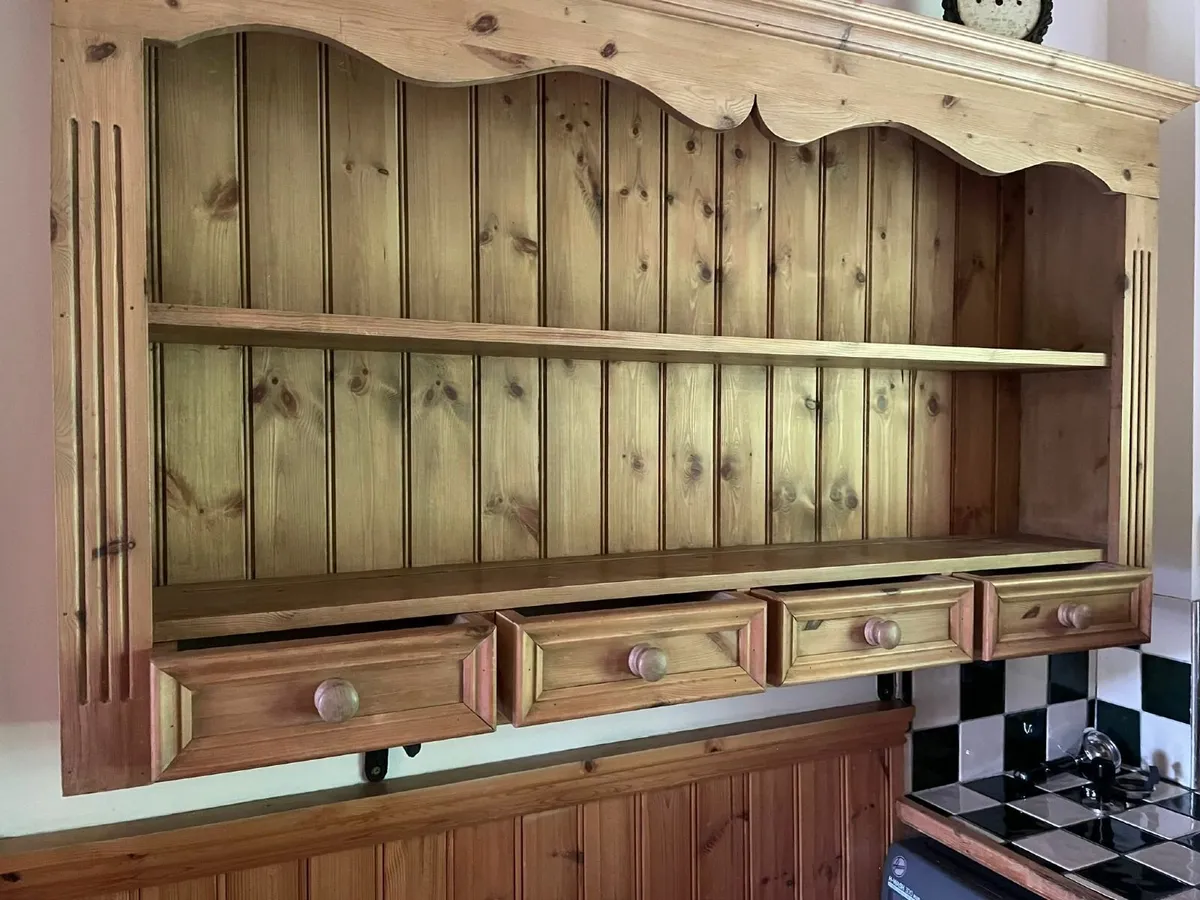 Handmade Farmhouse Kitchen Shelf - Image 3