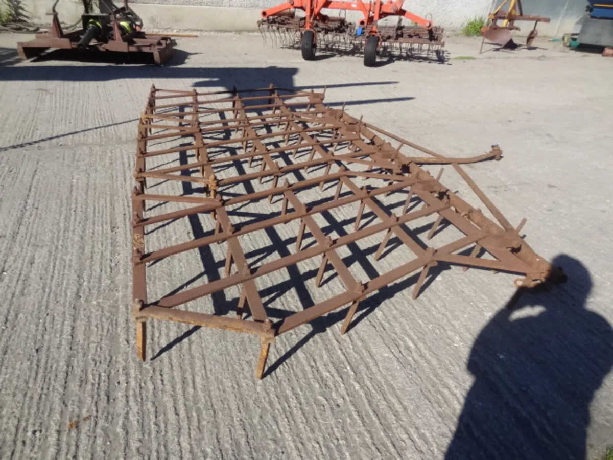 Trailed Heavy Duty 3 section Pin Harrow - Image 2