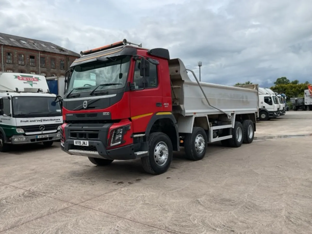 2019 Volvo FMX460 8x4 Alloy Tipper - Image 3