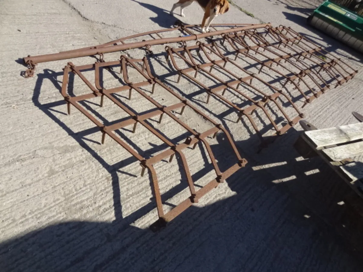 Trailed 4 section Pin Harrow - Image 3