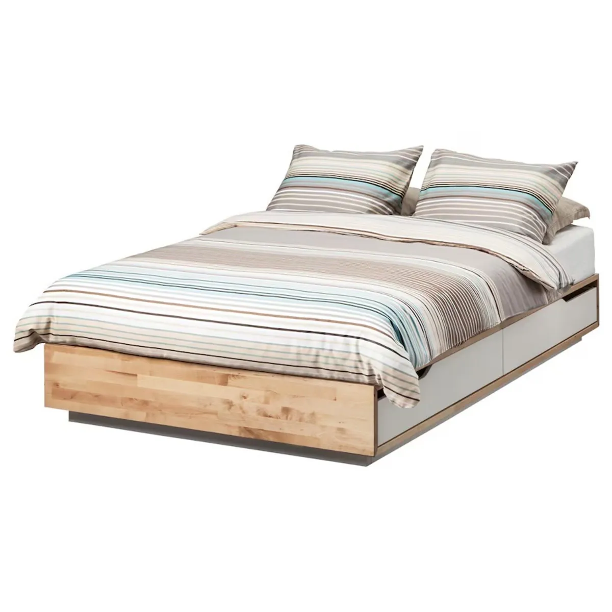 King size double storage bed - Image 1