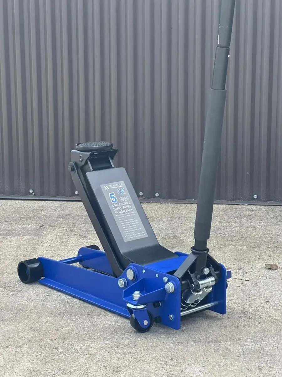 NEW 2025 5 TON HEAVY DUTY LOW PROFILE TROLLEY JACK - Image 1