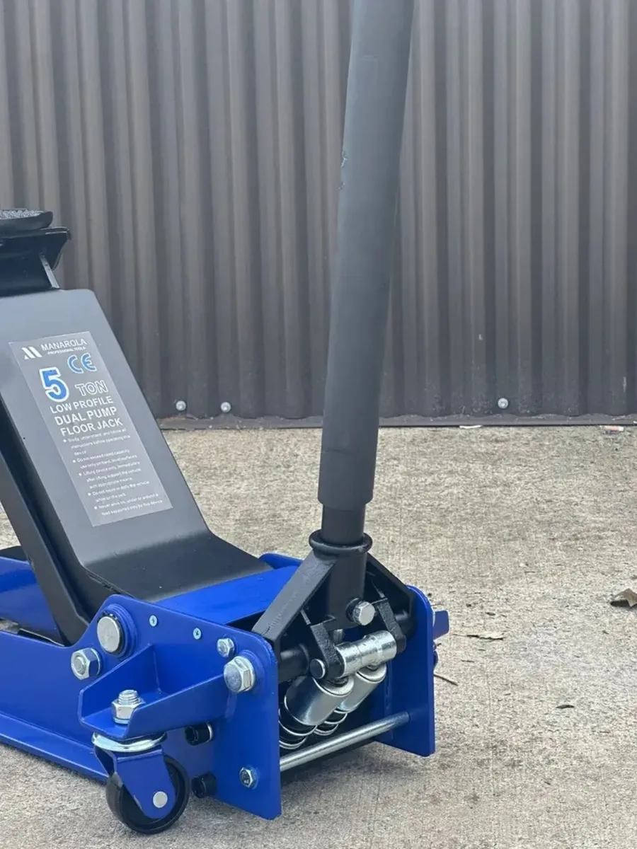 NEW 2025 5 TON HEAVY DUTY LOW PROFILE TROLLEY JACK - Image 3