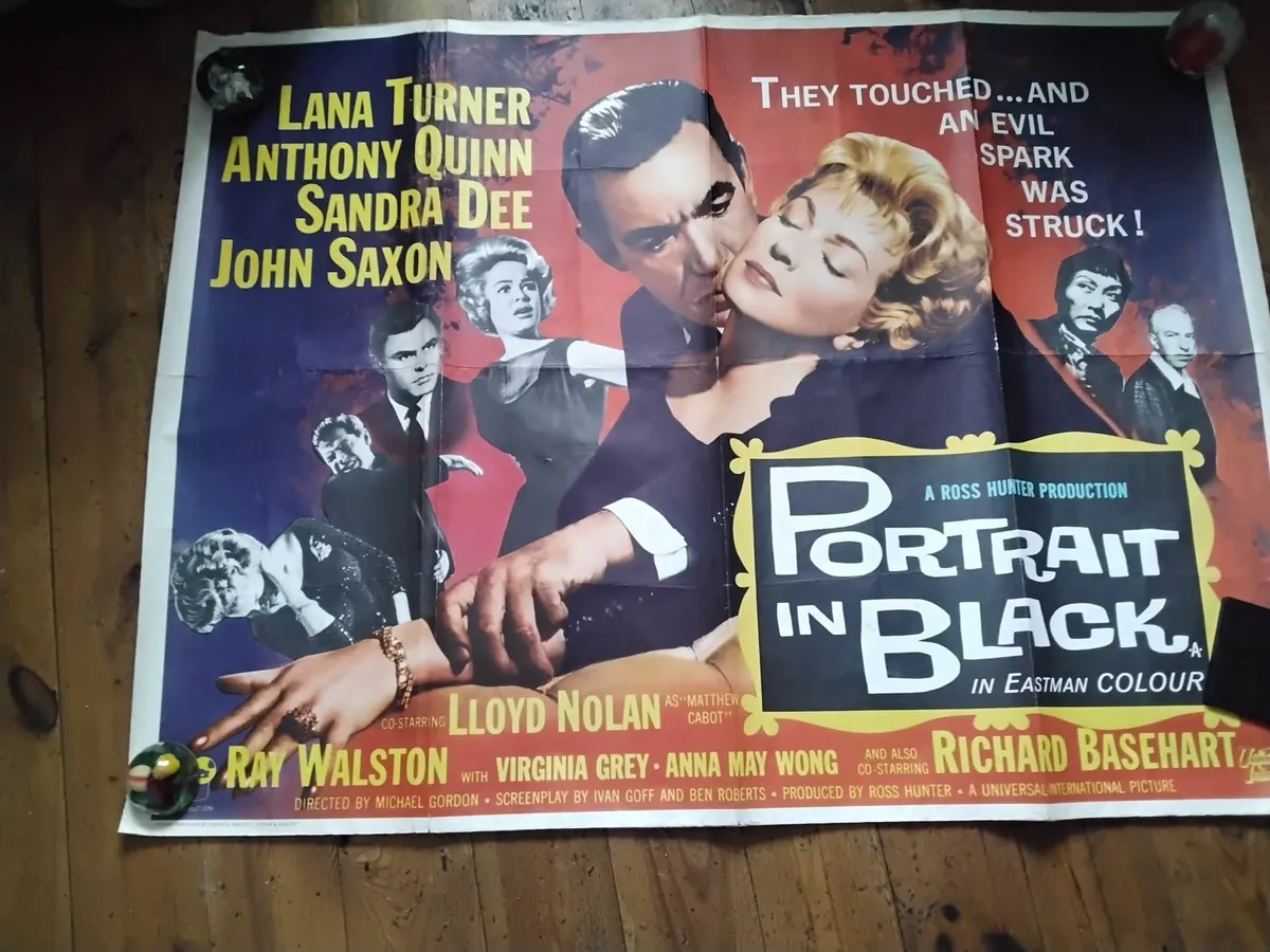 Portrait in black.   .   Lana turner.      Poster - Image 2