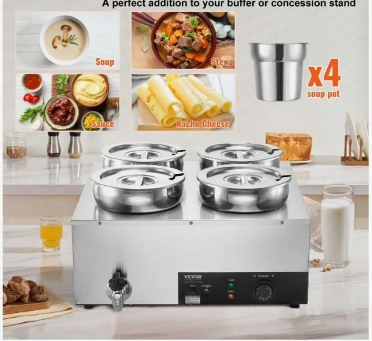 Commercial Soup Warmer Soup Station - Image 3