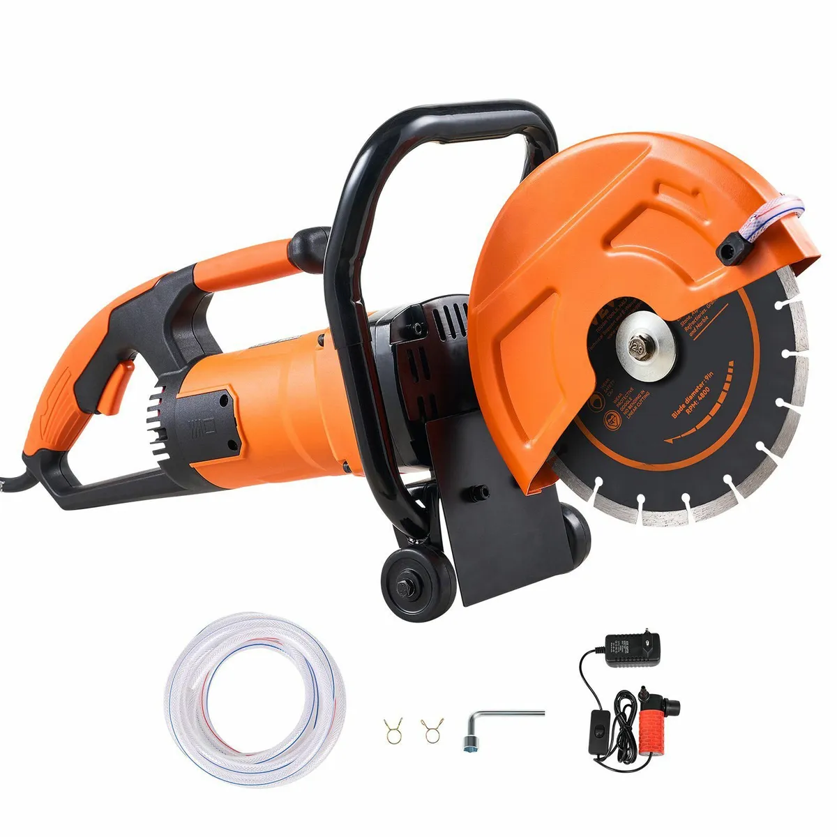 9'' Electric Concrete Saw Wet/Dry Saw Cutter - Image 1