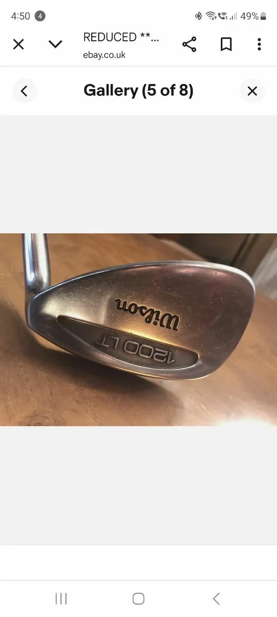 Wilson Staff 1200 Lt Sand Iron - Image 3