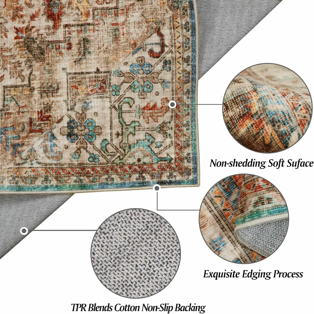 Large Rugs Living Room bedroom office 200x290cm - Image 3