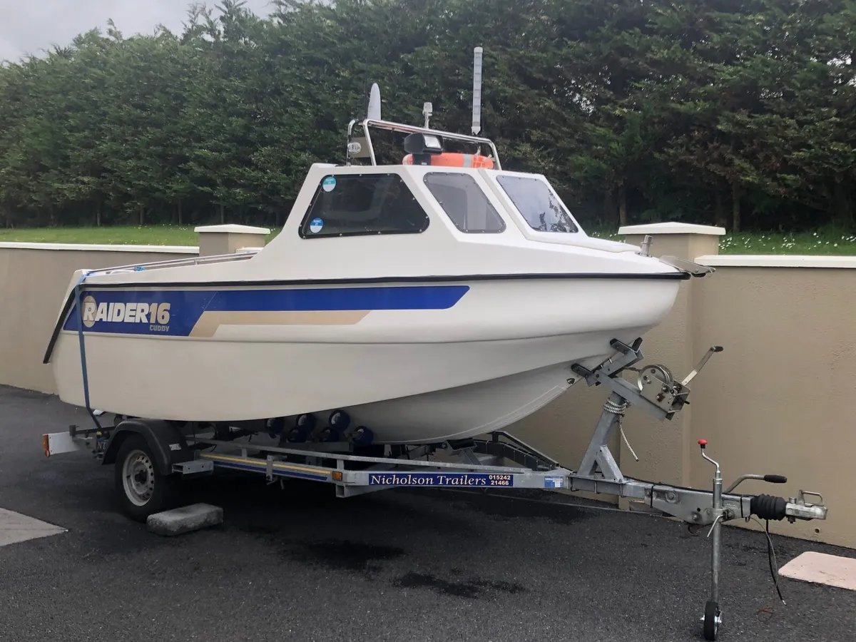 Raider 16ft Cuddy Boat | NEW Engine & Trailer 🛥️ - Image 1