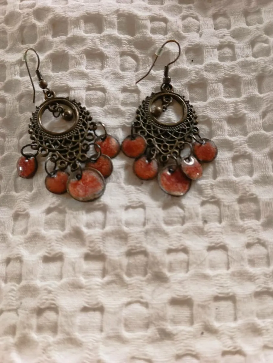 Beautiful new earrings, unwanted gift - Image 1