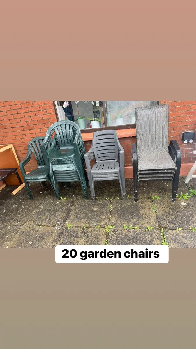 20 garden chairs for sale (for parties) - Image 1