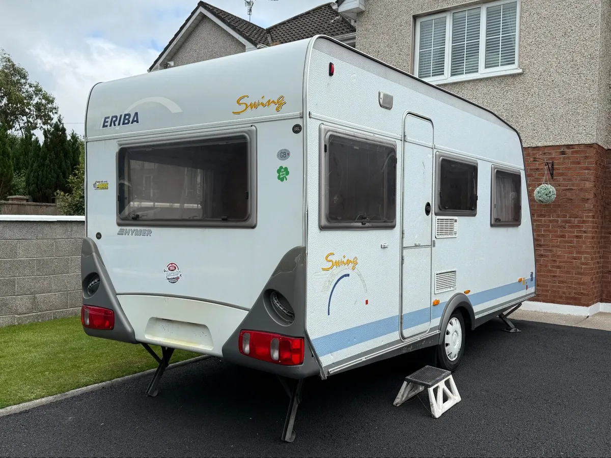 HYMER Eriba Swing 4 berth 16ft - 950 kg Caravan - Image 1