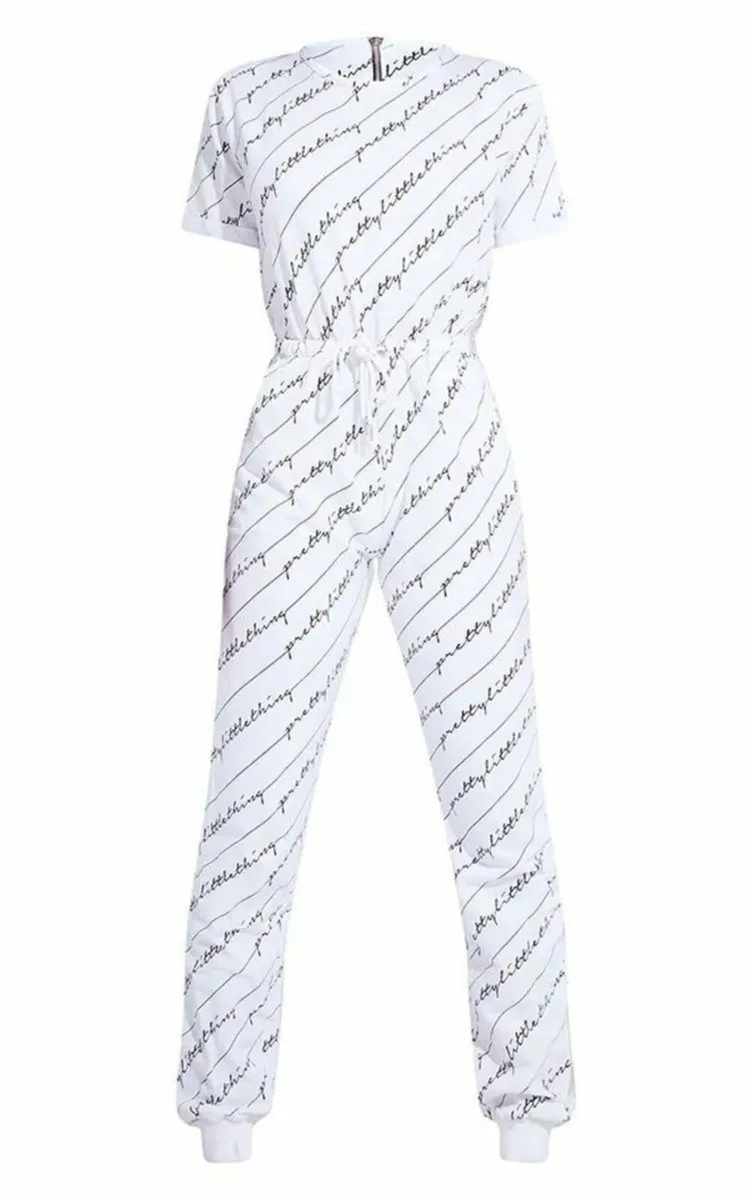 BRAND NEW Prettylittlething White Jumpsuit - Image 3