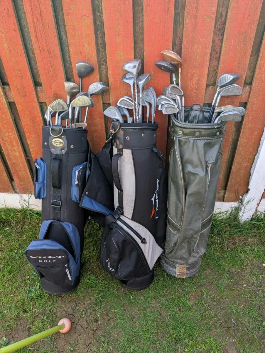 3 sets Golf clubs for 80 euro - Image 1