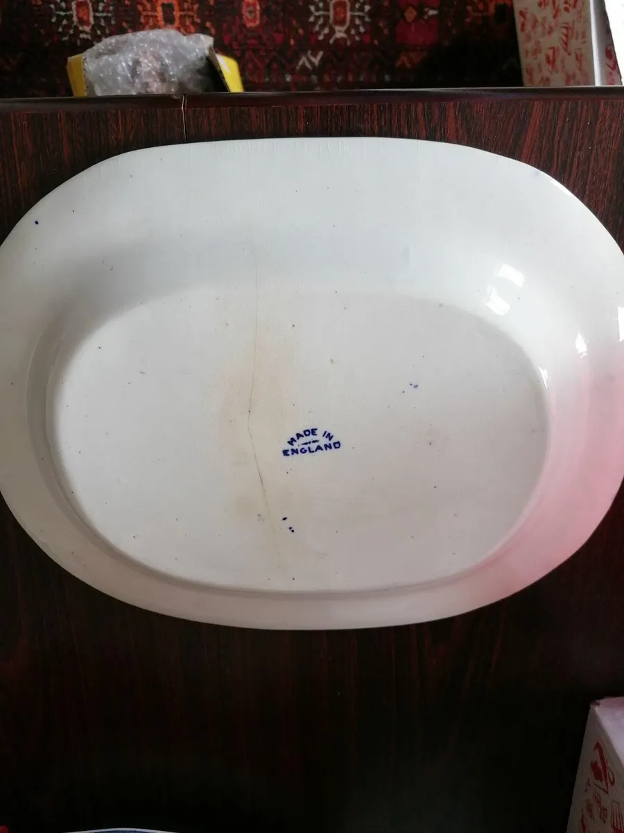 Willow Pattern meat plate - Image 2