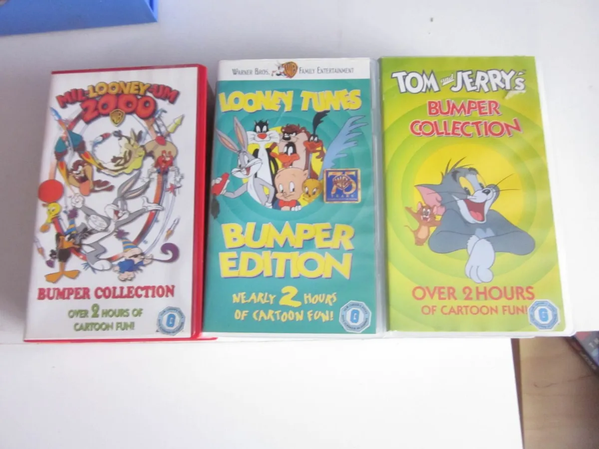 Bundle  Looney Tunes/ Tom&Jerry VHS Bumper Edition - Image 1